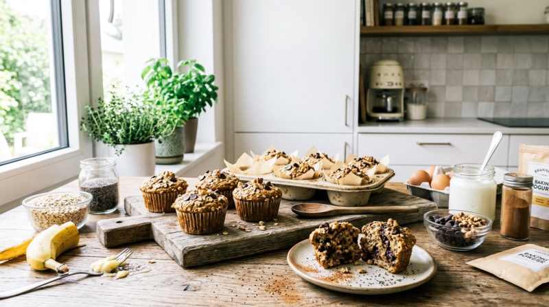 Muffins protéinés maison