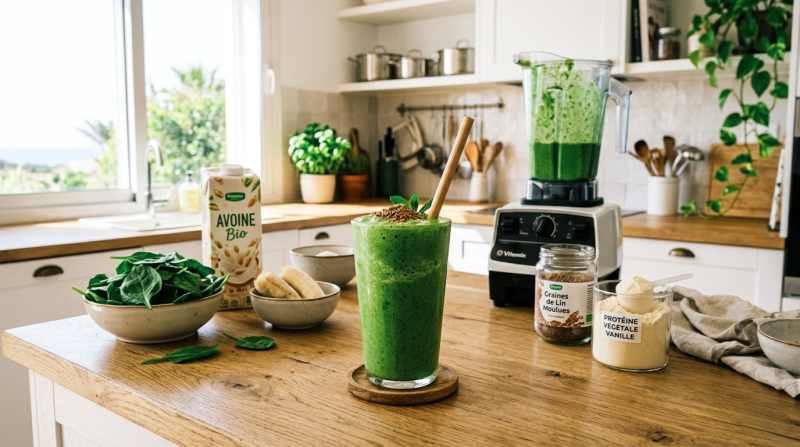Smoothie vert énergisant
